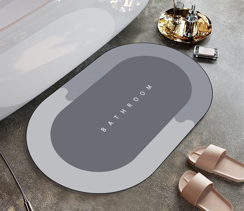 The Ondra Mat in Stone Grey